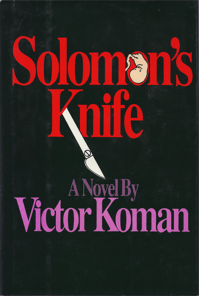 Cover of Solomon's Knife Hardcover 1st Edition (1989)