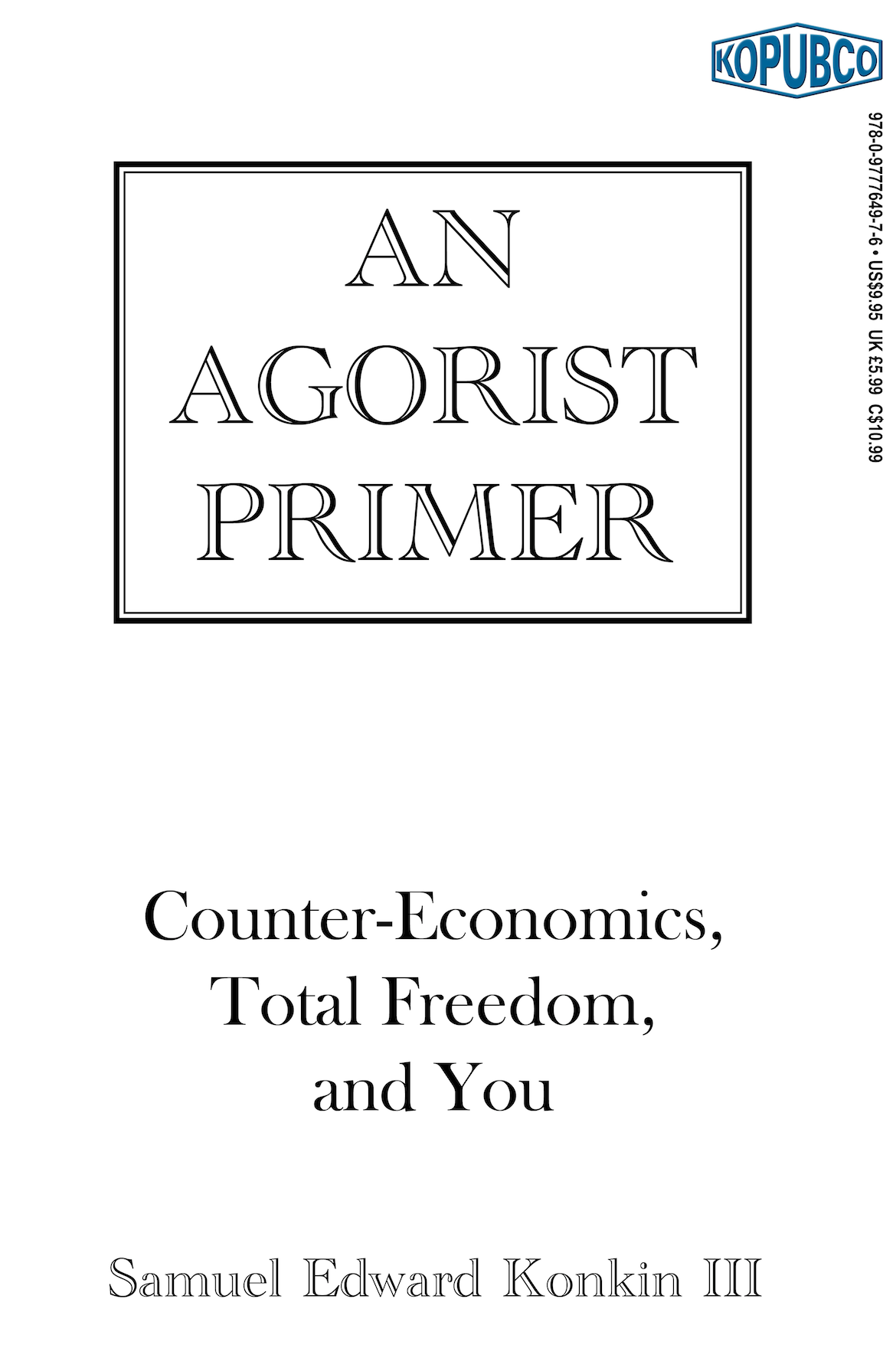 Cover of An Agorist Primer Paperback Edition