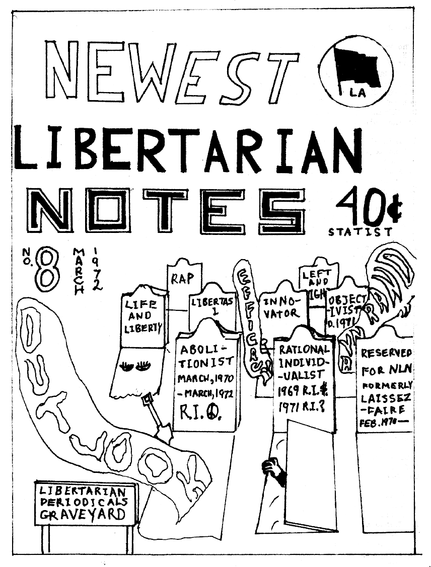 Cover of New Libertarian Notes Volume 2 Number 8
