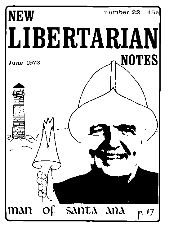 Cover of New Libertarian Notes Volume 2 Number 22