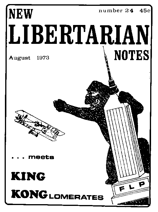 Cover of New Libertarian Notes Volume 2 Number 24