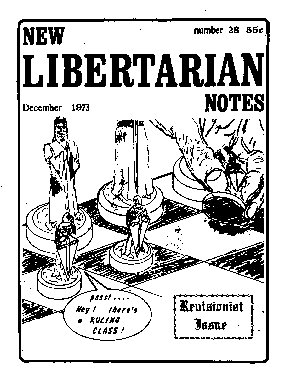 Cover of New Libertarian Notes Volume 2 Number 28