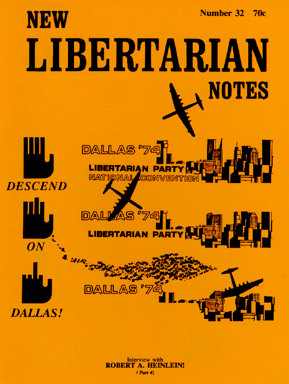 Cover of New Libertarian Notes Volume 2 Number 32