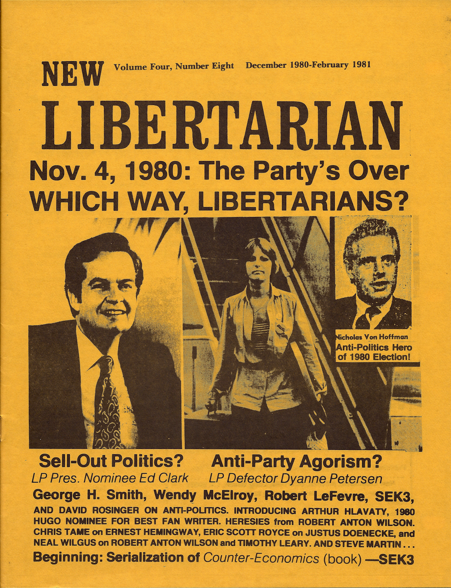 Cover of New Libertarian Volume 4 Number 8