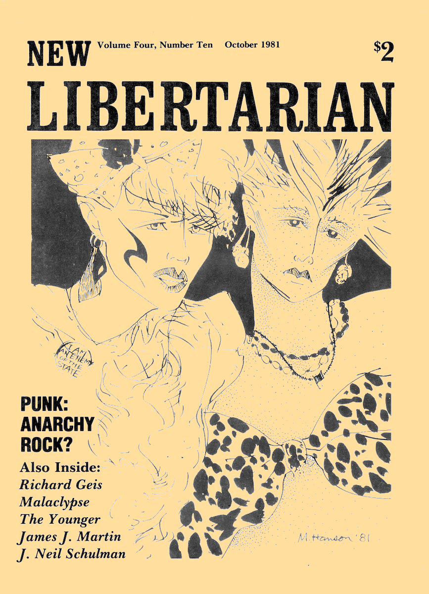 Cover of New Libertarian Volume 4 Number 10