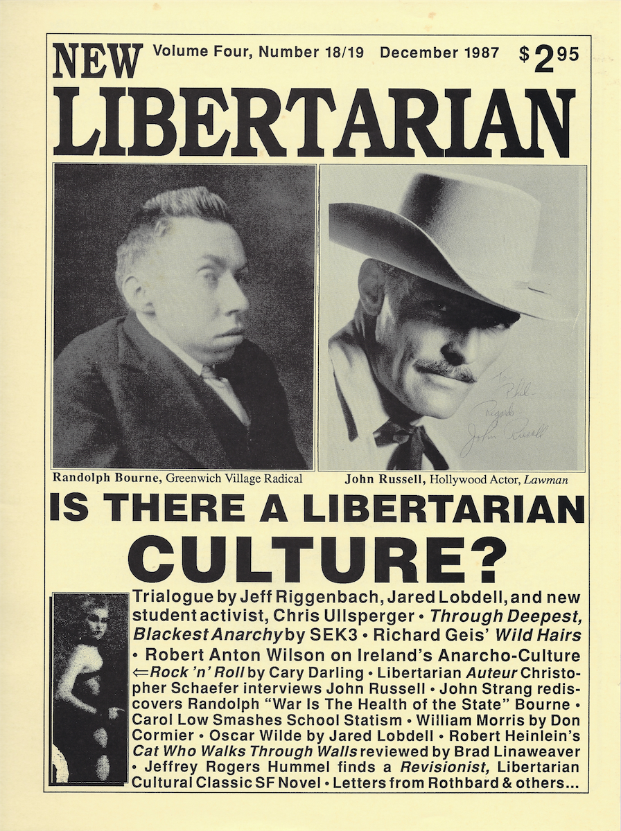Cover of New Libertarian Volume 4 Number 18/19