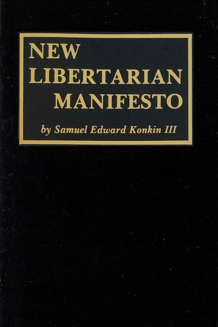 Cover of New Libertarian Manifesto 2nd Edition (1983)