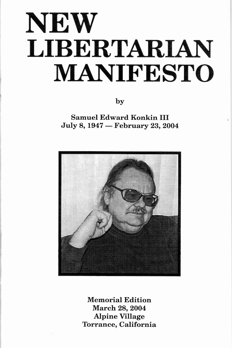 Cover of New Libertarian Manifesto Memorial Edition (2004)